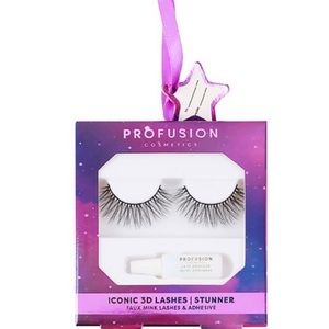 🔥5/$25🔥Profusion Cosmetics Euphoric Glam Iconic 3D Lashes & Glue - Stunner